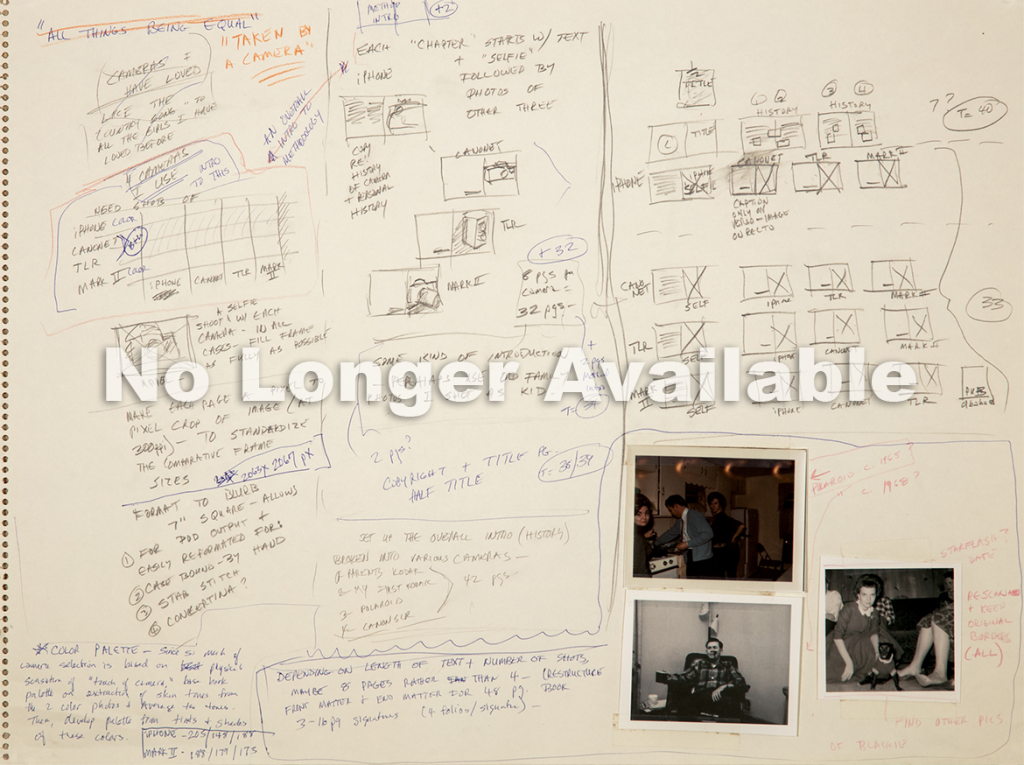 #032, Planning Notes for Taken by a Camera