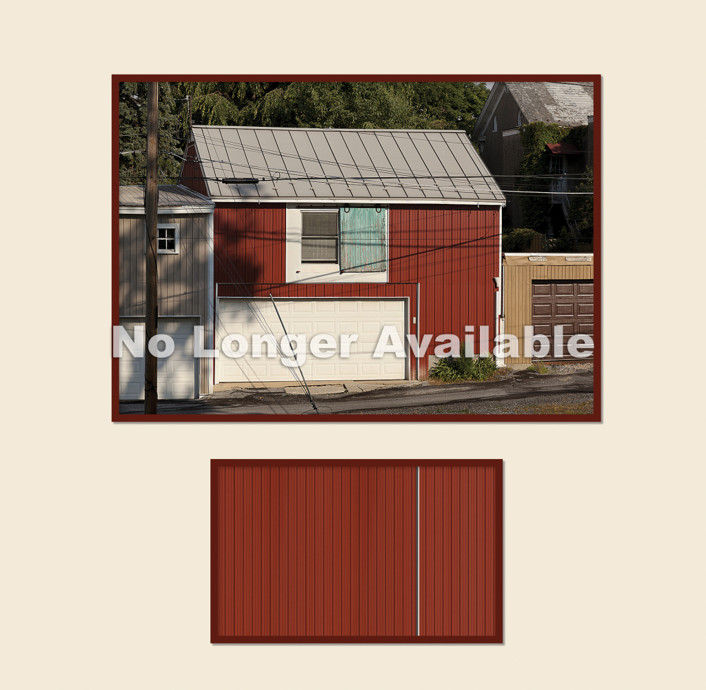 #036, Red Garage with Zip Extension